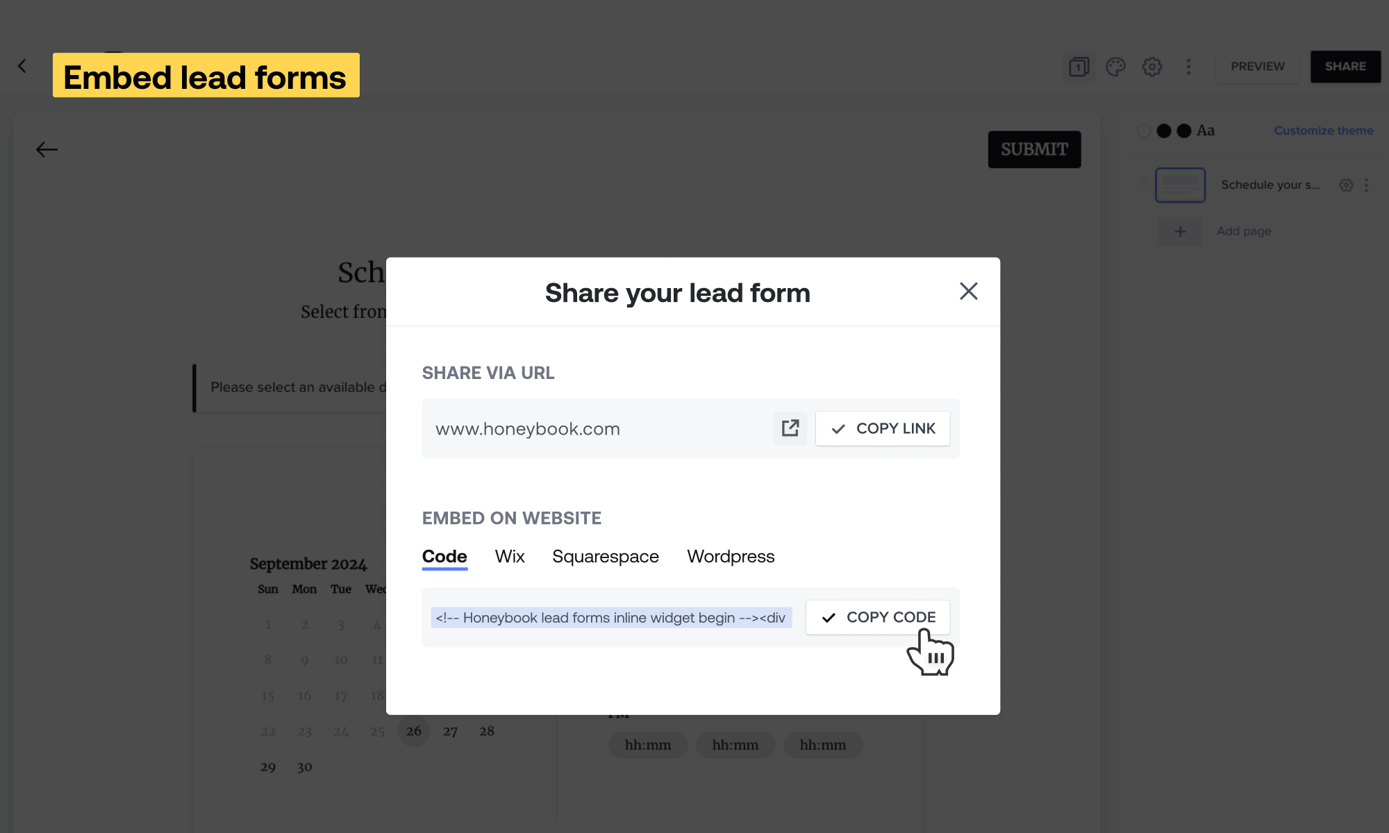 Embed Lead Forms